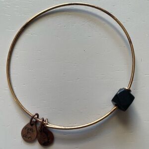 Alex and Ani Onyx bead bangle
